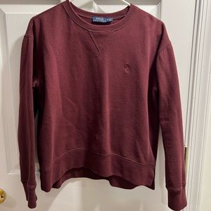Polo Ralph Lauren Burgundy Sweatshirt, Size M